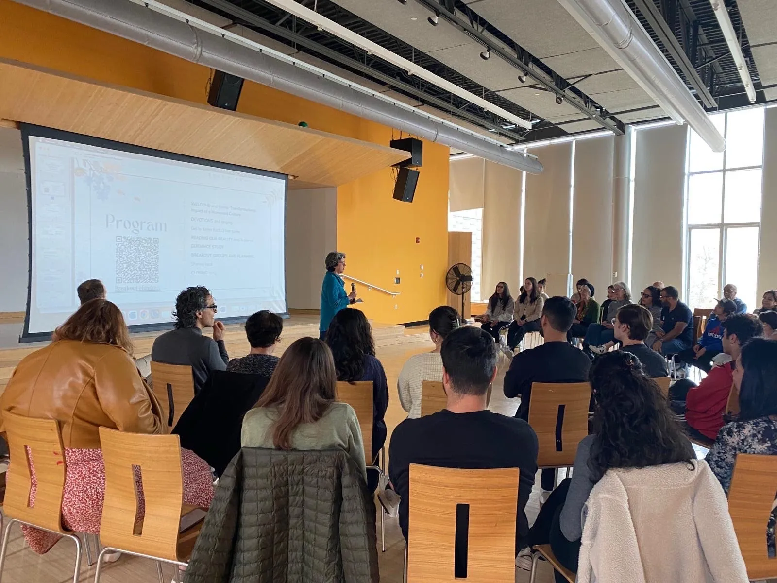 Community gathering in Cambridge