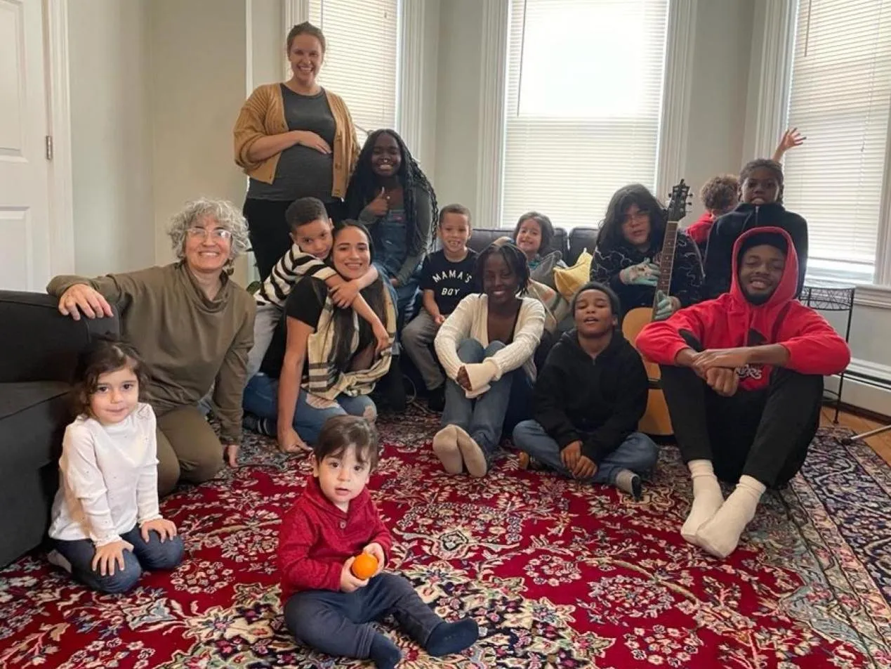 A children's character class in session