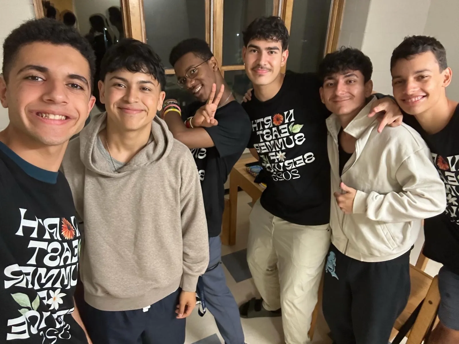 Teens sitting in a circle during a group discussion