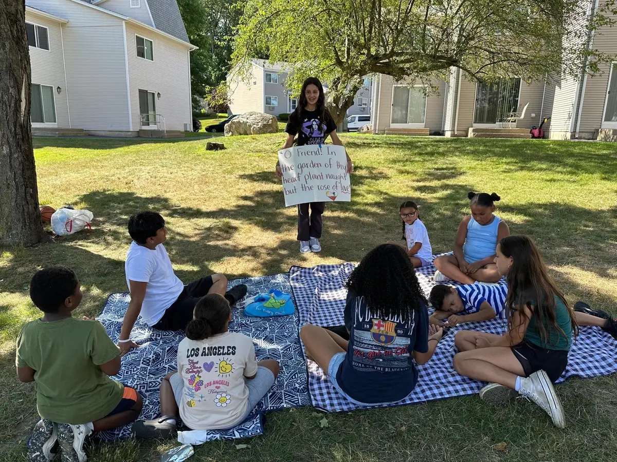 Youth during Summer of Service in Worcester