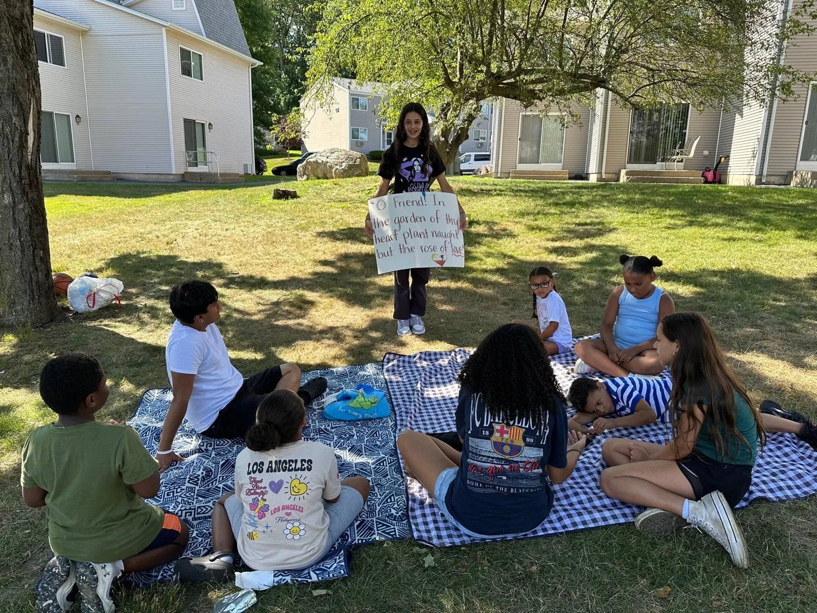 Youth during Summer of Service in Worcester
